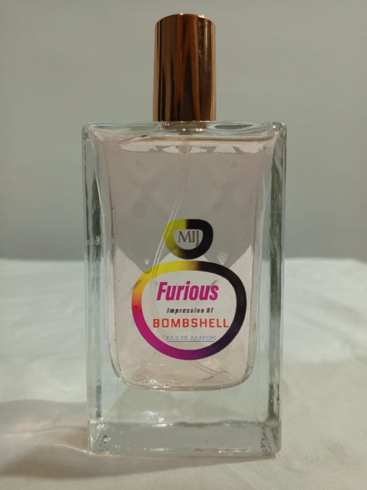 Furious Impression of Bombshell Perfume Bottle by MIJ Perfumes